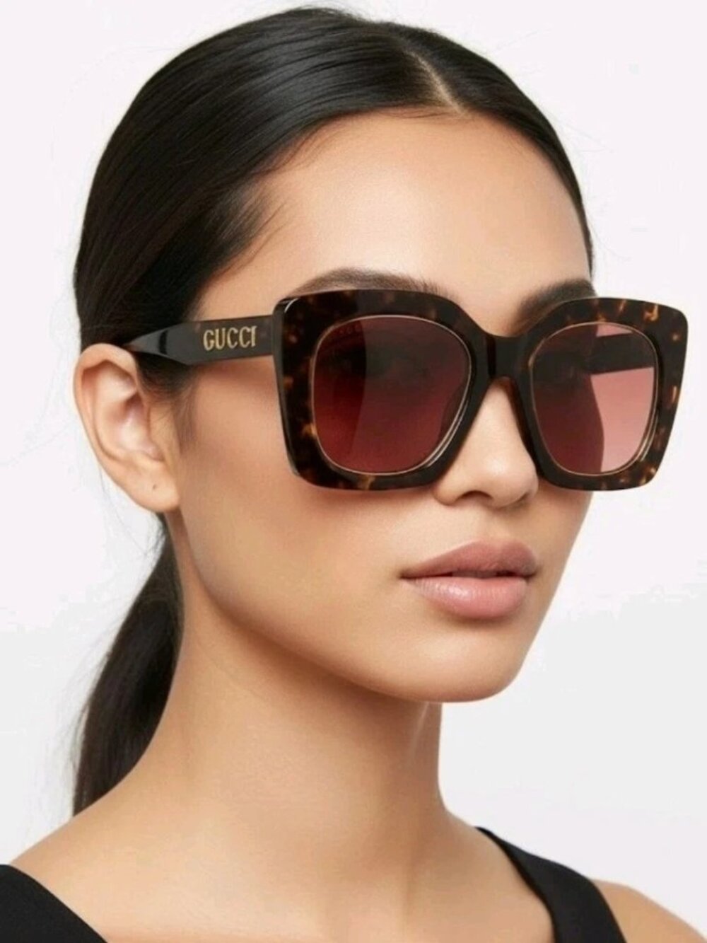 Gucci 51mm NWT Authentic Square Sunglasses